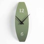 Wallity Reloj de Pared Decorativo de Metal Verde APS137MGS